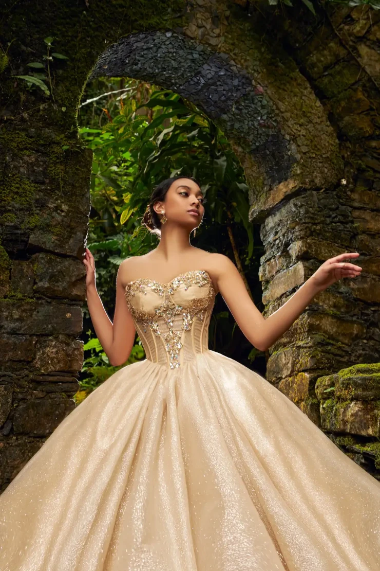 Disney by Ragazza Tinker Bell Quinceañera Dresses | Esmeralda